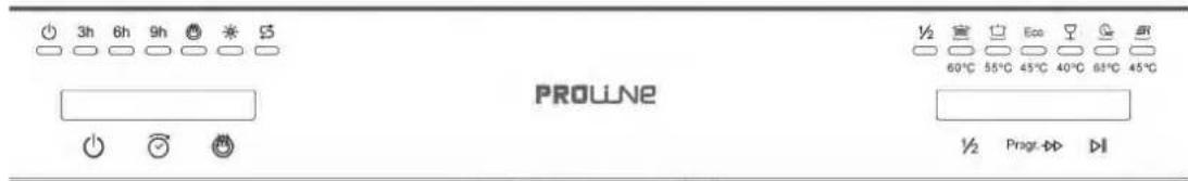 PROLINE DWP 1247 WH - Panneau de Contrôle - 1