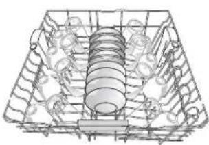 MAYTAG MDB4949SDZ - Configuration de chargement pour 8 couverts (différente selon le modèle) - 1