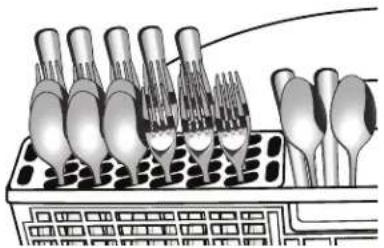 KENMORE 665.13099 - Loading Silverware - 2