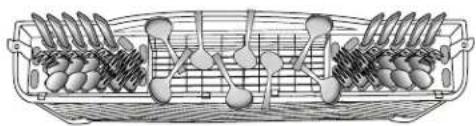 KENMORE 665.13099 - Loading Silverware - 1