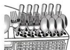KENMORE 665.13003 - Loading Silverware - 5