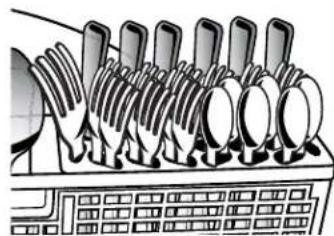 KENMORE 665.13073 - Loading Silverware - 3