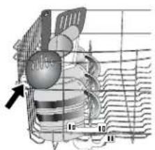 KENMORE 665.13073 - Tabletes à tasses et attaches pour verres à pied (sur certains modèles) - 1