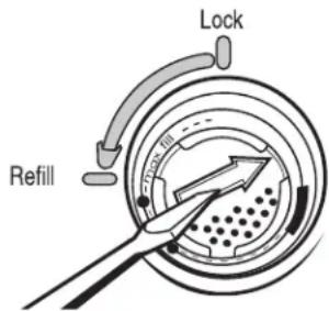 KENMORE 665.13073 - Réglage de la quantité d'agent de rinçage - 1