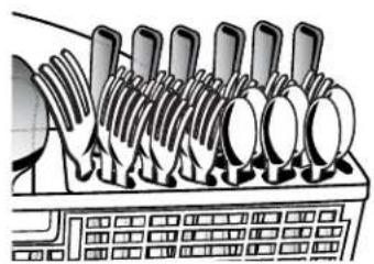KENMORE 665.13039 - Loading Silverware - 3
