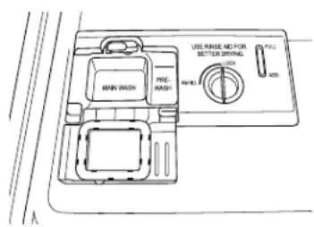 KENMORE 665.13039 - DETERGENTE Y AGENTE DE ENJUAGUE - 1