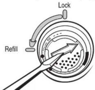 KENMORE 665.13039 - Réglage de la quantité d'agent de rincege - 1