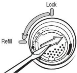 KENMORE 665.13002 - Réglage de la quantité d'agent de rinçage - 1