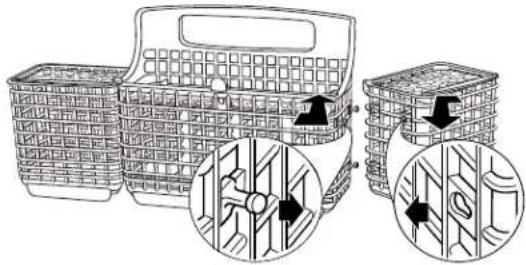 KENMORE 665.12833 Elite - Panier à couverts divisible (sur certains modèles) - 1