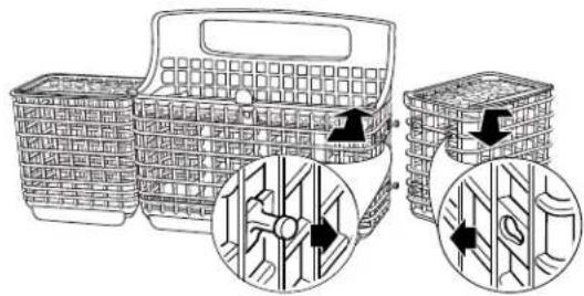 KENMORE 665.12813 Elite - Panier à couverts divisible (sur certains modèles) - 1