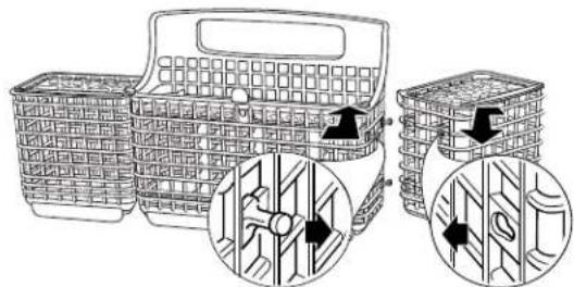 KENMORE 665.12793 Elite - Panier à couverts divisible (sur certains modèles) - 1