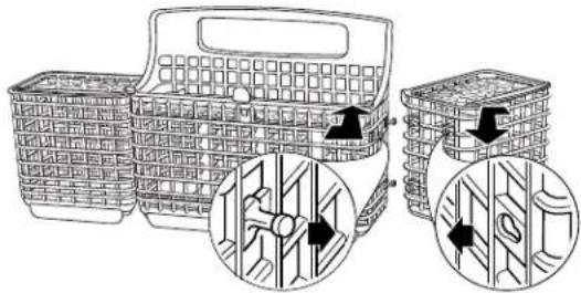 KENMORE 665.12776 Elite - Panier à couverts divisible (sur certains modèles) - 1
