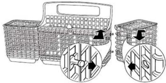 KENMORE 665.12774 - Splittable Silverware Basket (on some models) - 1