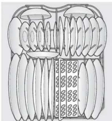 KENMORE 587.14683 - Chargement du panier inférieur - 1