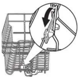 JENN-AIR JDB9800CWS TriFecta - Pour ajuster les tiges rabattables : - 1