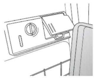 JENN-AIR JDB9000CWS TriFecta - IMPORTANT: Do not block detergent dispenser. (on some models) - 1