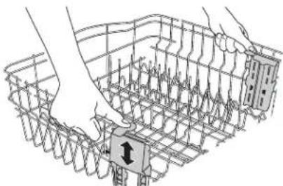 JENN-AIR JDB9000CWS TriFecta - To remove the rack: - 1
