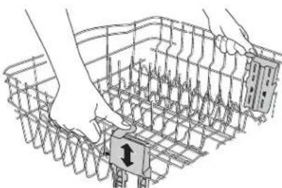 JENN-AIR JDB9000CWS TriFecta - Panier supérieur de luxé réglabe à 2 positions - 1