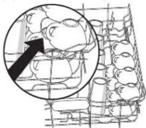 JENN-AIR JDB9200CWS TriFecta - Dispositif de retenue des tasses et des verres à pied (sur certains modèles) - 1
