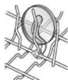 JENN-AIR JDB9200CWS TriFecta - Pour déplacer une attache : - 1