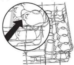 JENN-AIR JDB9200CWX TriFecta - Dispositif de retenue des tasses et des verres à pied (sur certains modèles) - 1