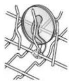 JENN-AIR JDB9200CWX TriFecta - Pour déplacer une attache : - 1