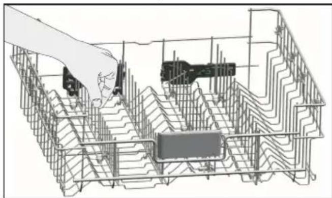 BLOMBERG DWT 59500 FBI - TIGES RÉTRACTABLES DU PANIER SUPÉRIEUR (EN FONCTION DES MODELES) - 1