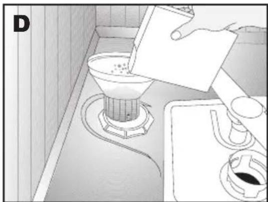 BLOMBERG DWT 58500 SS - REMPLIR LE COMPARTIMENT À SEL POUR LAVE-VAISSELLÉ - 6