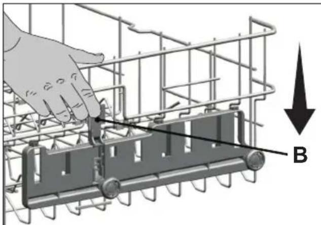 BLOMBERG DWT 58500 FBI - PLACER le PANIER supérieur plus BAS - 1