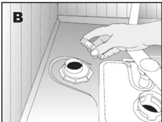 BLOMBERG DWT 58500 FBI - Remplir le compartiment à SEL pour lave-vaisselle - 4
