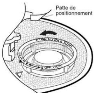 AMANA ADB1700ADS - Instructions de retrait du filtré - 2