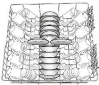 AMANA ADB1500ADW - 10-Place Setting Loading pattern - 1