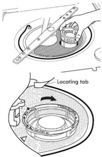 AMANA ADB1500ADW - Filter Reinstallation Instructions - 1