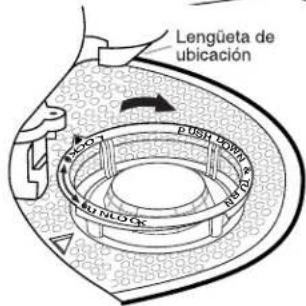 AMANA ADB1500ADW - Instrucciones para reinstalar los filtros - 2
