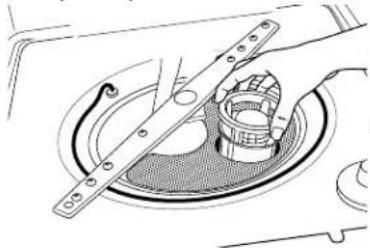 AMANA ADB1300AFW - Instructions de retrait du filtre - 1