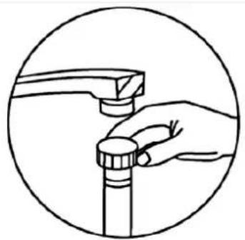 PKM DW12A++7 - Installation of the water inlet hose - 1