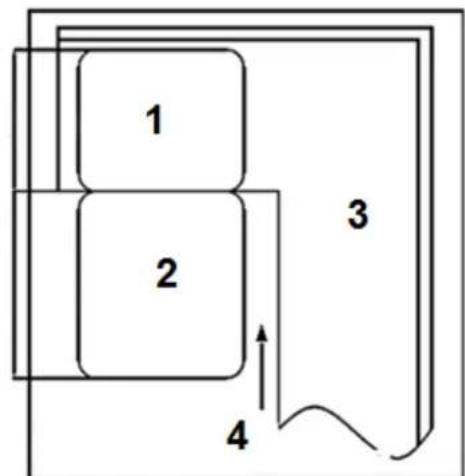 PKM DW12A++7 - L'espace minimal nécessaire pour ouvrir la porte - 1