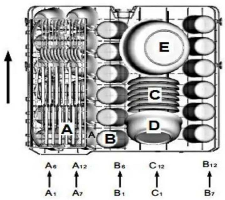 PKM DW12A++7 - Upper dish rack - 1