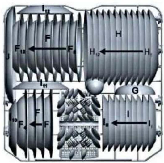 PKM DW127FIA++ - Charger le panier supérieur - 3