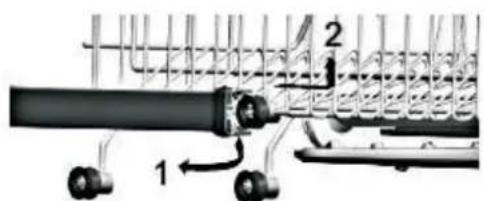 PKM DW127FIA++ - Régler le panier supérieur - 1