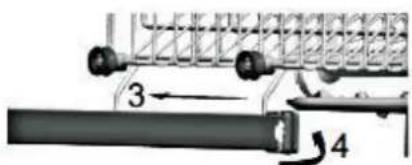 PKM DW127FIA++ - Régler le panier supérieur - 2