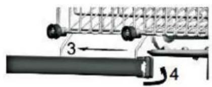 PKM DW127FIA++ - Adjusting of the upper rack - 2