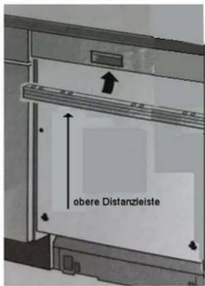 PKM DW127FIA++ - Anbringen der oberen Distanzleiste - 1