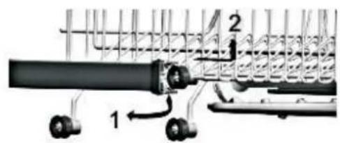 PKM DW127FIA++ - Adjusting of the upper rack - 1