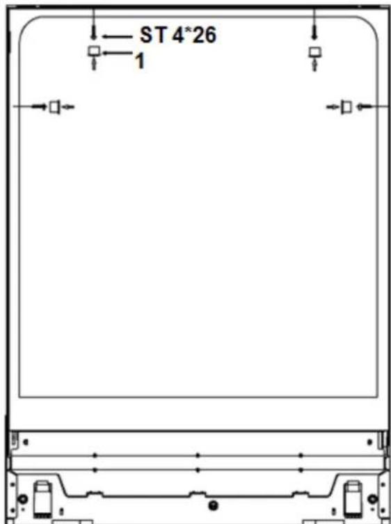 PKM DW127FIA++ - Fixing of the appliance - 1