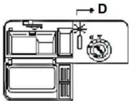 PKM DW127FIA++ - Remplir le réserve à produit de rinceage - 2
