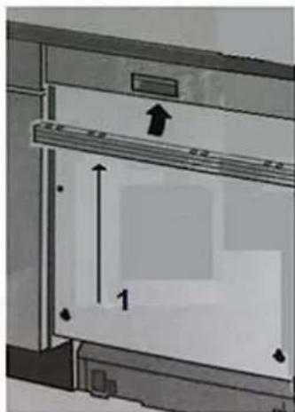 PKM DW126FI - Anbringen der oberen Distanleiste - 1