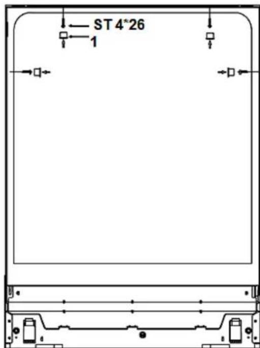 PKM DW126FI - Fixierung des Gerätes - 1