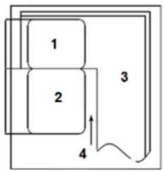 PKM DW126FI - L'espace minimal nécessaire pour ouvrir la porte - 1