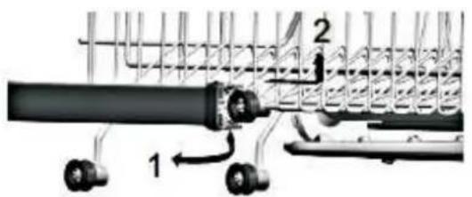PKM DW126FI - Upper dish rack - 2